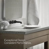 Riff® Wall-mount bathroom sink faucet trim, 1.2 gpm