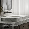 Components® Wall-mount bathroom sink faucet spout with Ribbon design, 1.2 gpm
