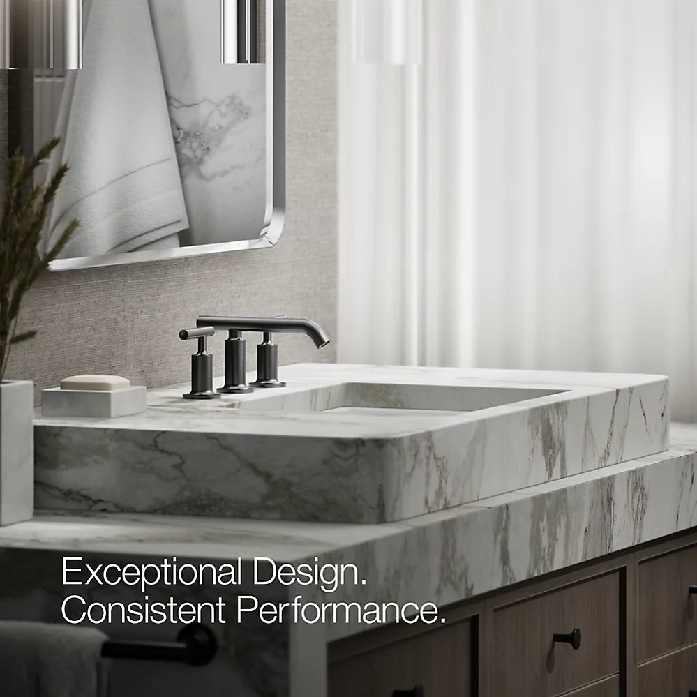 Purist® Widespread bathroom sink faucet with Lever handles, 1.2 gpm