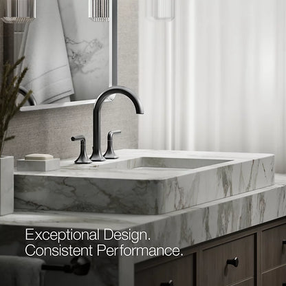 Occasion® Bathroom sink faucet spout with Cane design, 0.5 gpm
