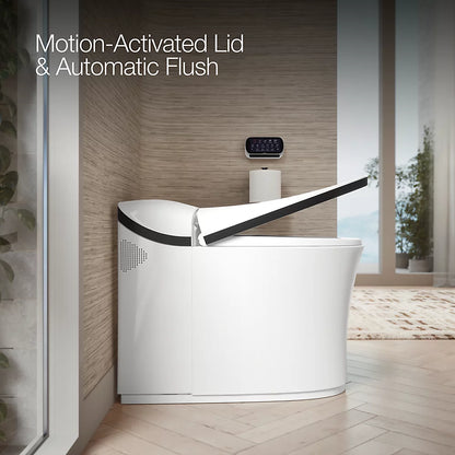 Eir® One-piece elongated smart toilet, dual-flush