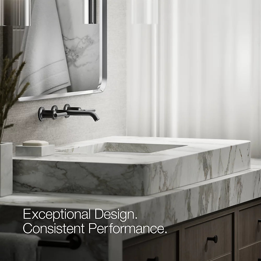 Purist® Wall-mount bathroom sink faucet trim with Lever handles, 1.2 gpm
