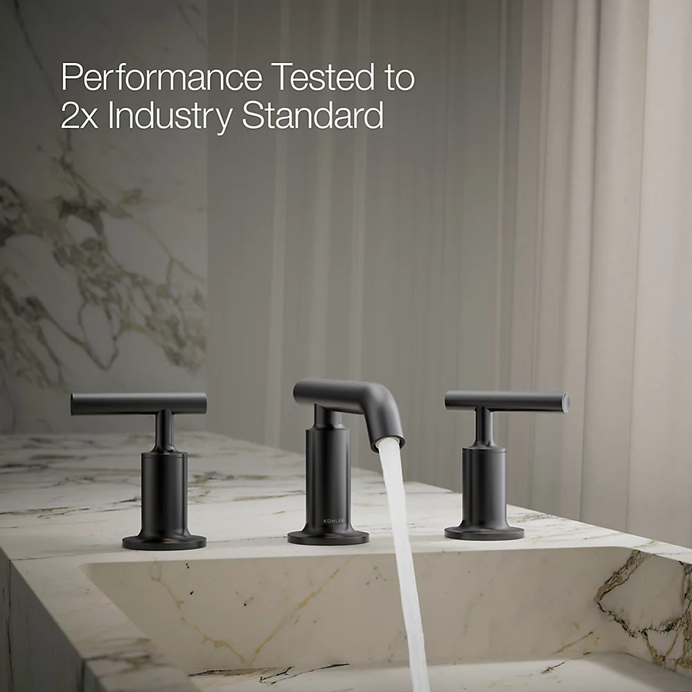 Purist® Widespread bathroom sink faucet with Lever handles, 1.2 gpm