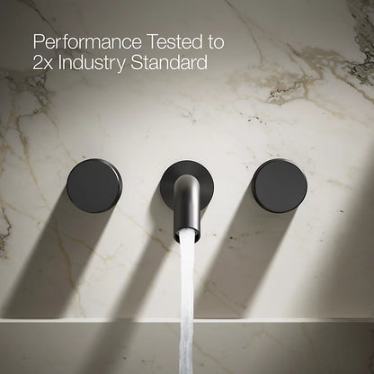 Components® Wall-mount bathroom sink faucet Oyl handle trim