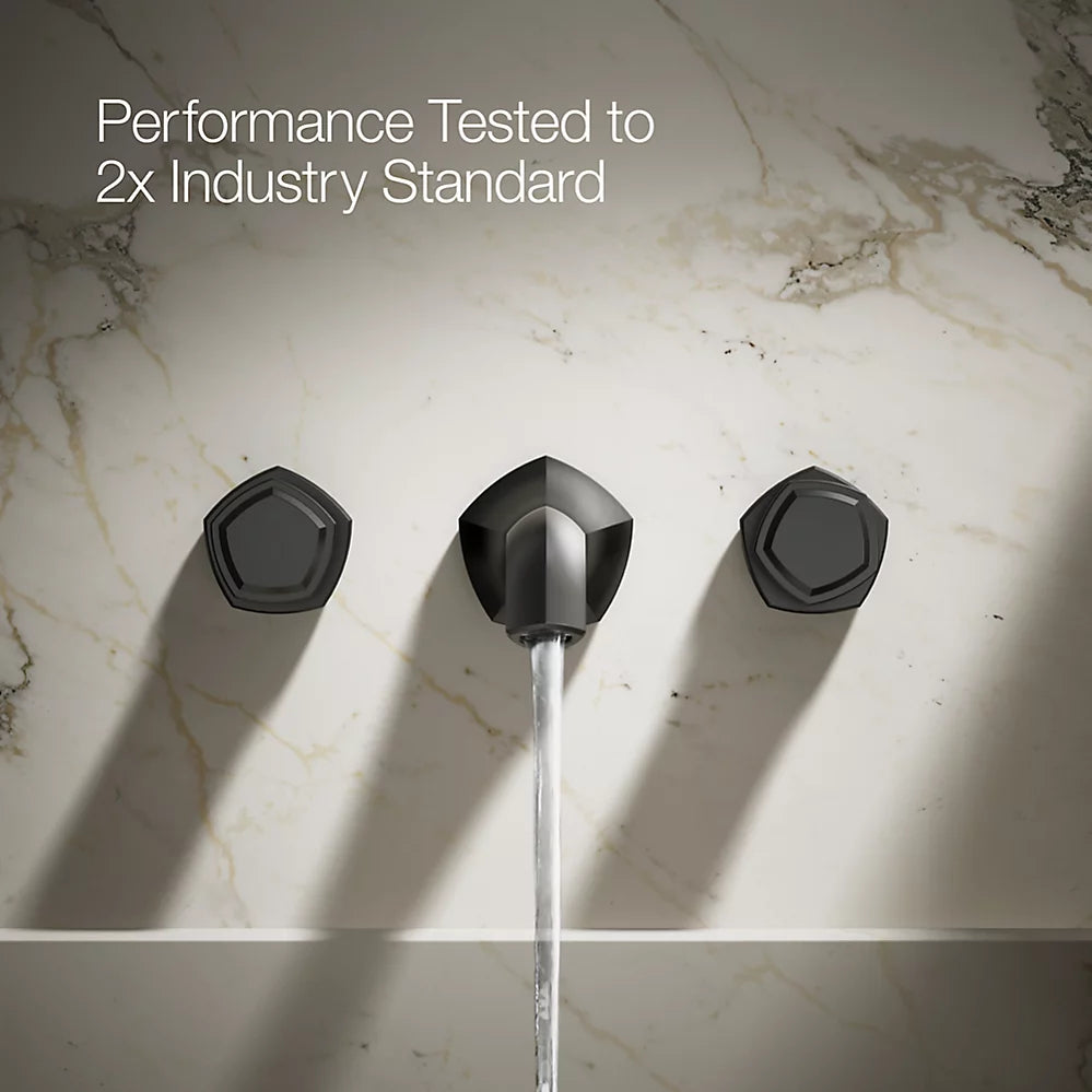 Occasion® Wall-mount bathroom sink faucet Knob handle trim, 1.2 gpm