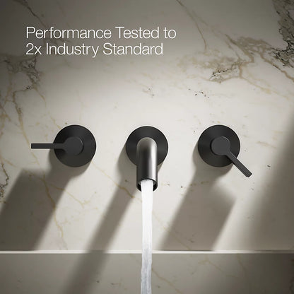 Components® Wall-mount bathroom sink faucet Lever handle trim