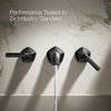 Occasion® Wall-mount bathroom sink faucet Lever handle trim, 1.2 gpm