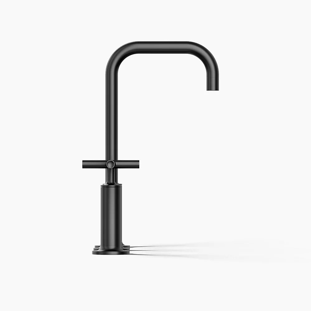 Purist® Widespread bathroom sink faucet with Cross handles, 1.2 gpm