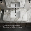 Components® Wall-mount bathroom sink faucet spout with Row design, 1.2 gpm
