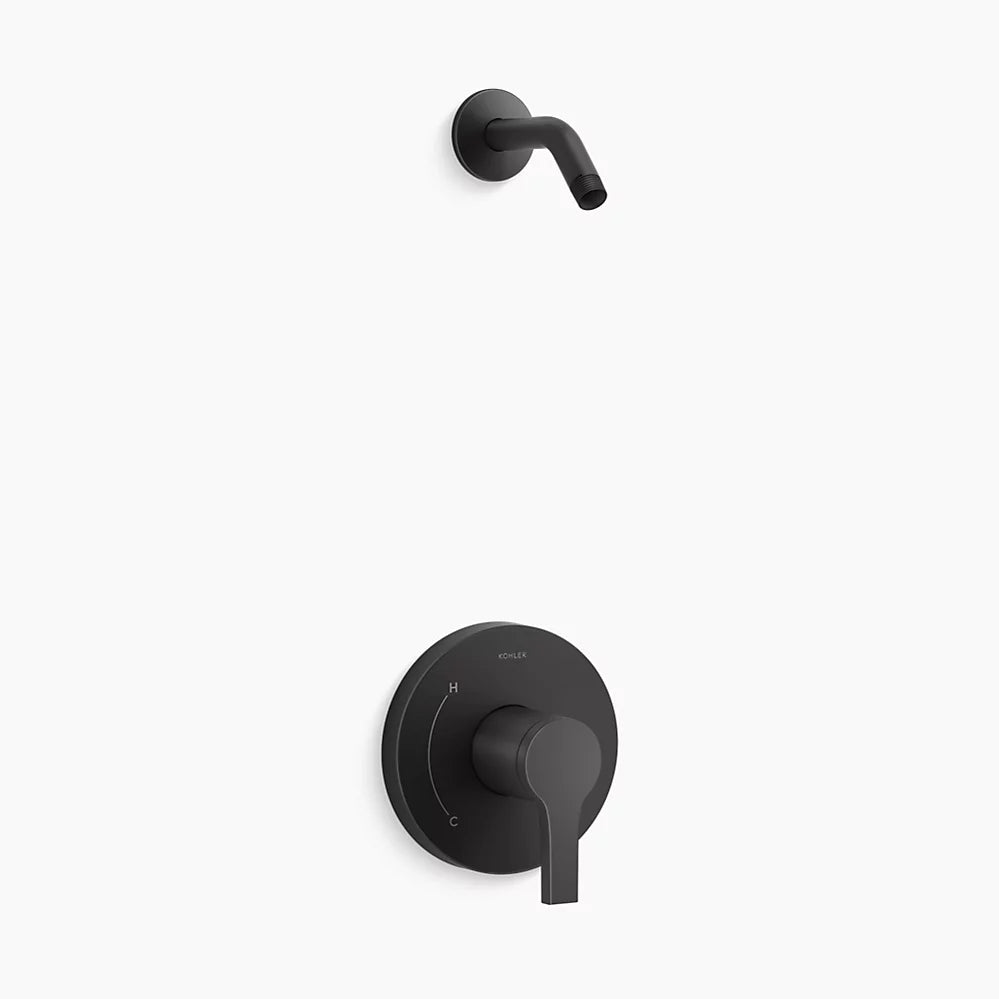 Elate® Rite-Temp® shower trim kit, without showerhead