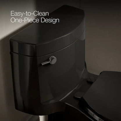 Cimarron® One-piece elongated toilet with concealed trapway, 1.28 gpf