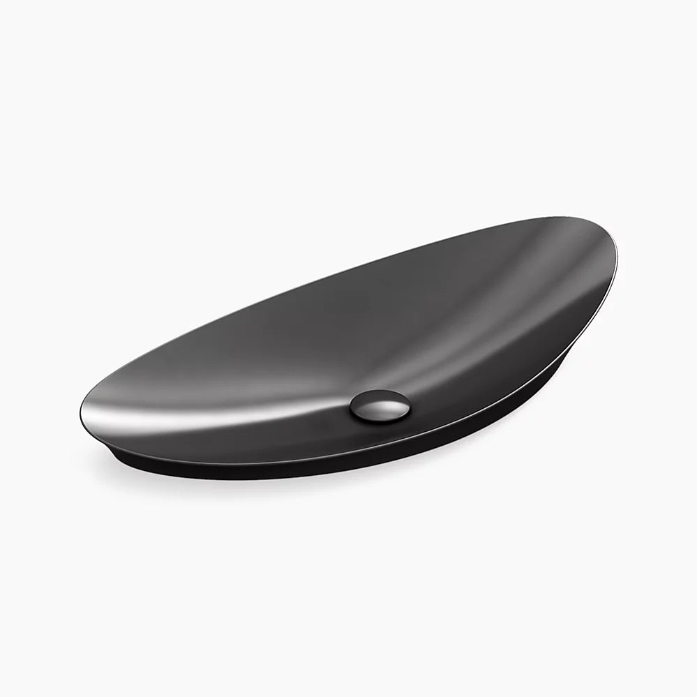 Veil™ 38-1/2" oval vessel bathroom sink, no overflow