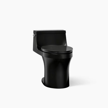 San Souci® One-piece compact elongated toilet with concealed trapway, 1.28 gpf