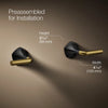Occasion® Wall-mount bathroom sink faucet Lever handle trim, 1.2 gpm
