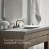 Tone™ Widespread bathroom sink faucet, 0.5 gpm