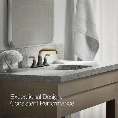 Tone™ Widespread bathroom sink faucet, 0.5 gpm