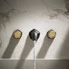 Occasion® Wall-mount bathroom sink faucet Knob handle trim, 1.2 gpm