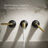 Tone™ Wall-mount bathroom sink faucet trim, 1.2 gpm