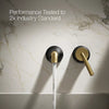 Tone™ Wall-mount single-handle bathroom sink faucet, 1.2 gpm