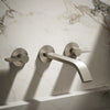 Components® Wall-mount bathroom sink faucet spout with Ribbon design, 1.2 gpm