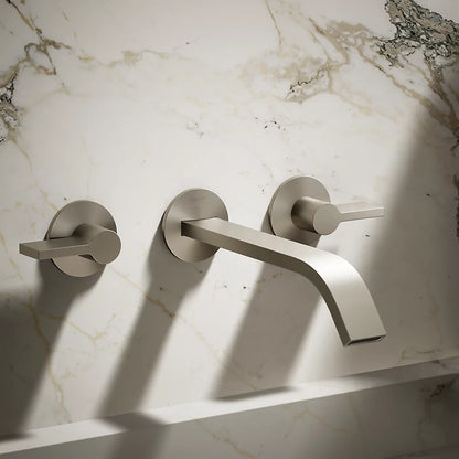 Components® Wall-mount bathroom sink faucet spout with Ribbon design, 1.2 gpm