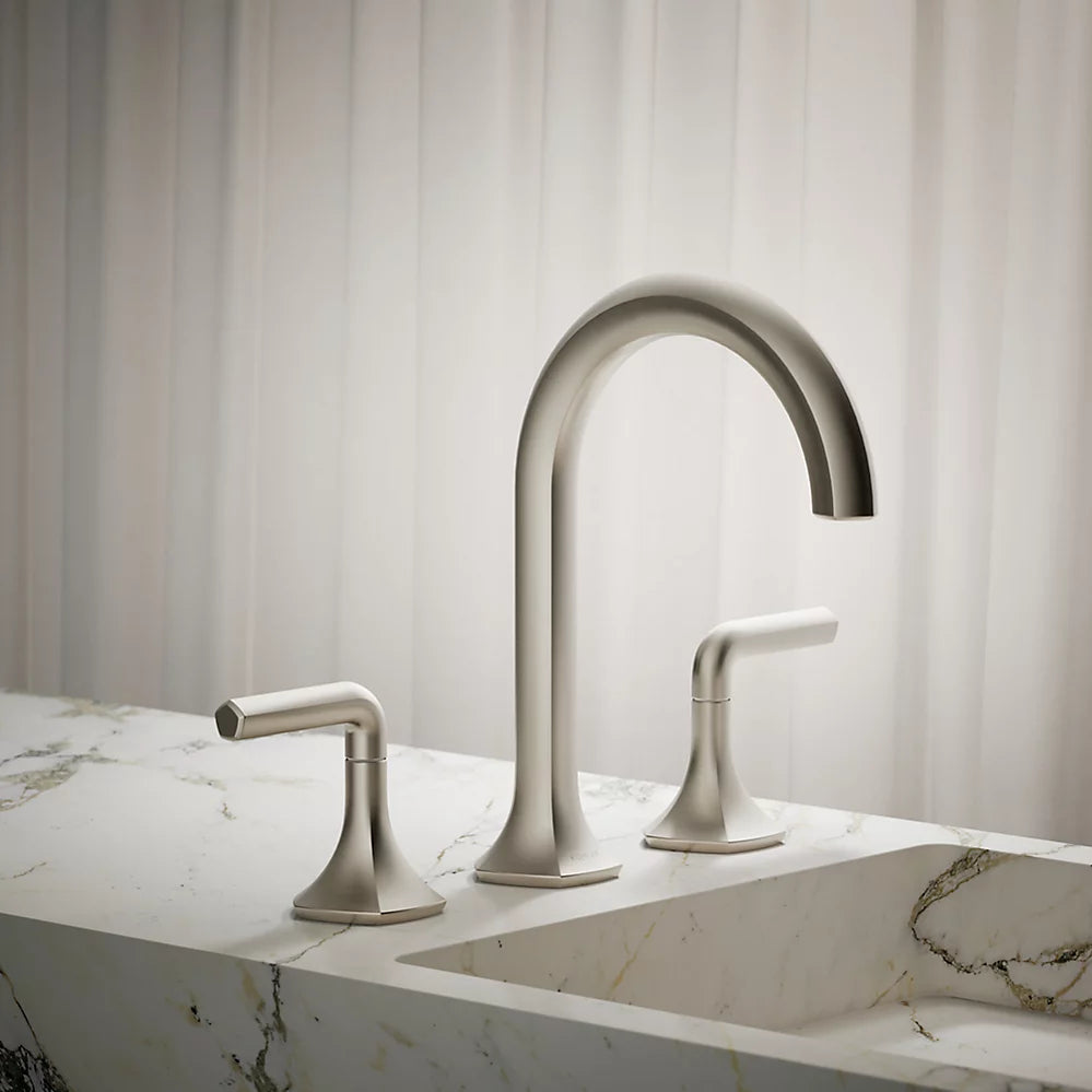Occasion® Bathroom sink faucet spout with Cane design, 0.5 gpm