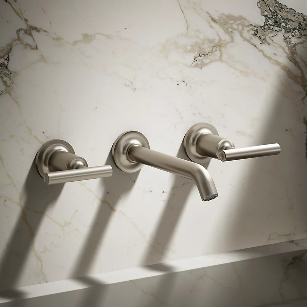 Purist® Wall-mount bathroom sink faucet trim with Lever handles, 1.2 gpm