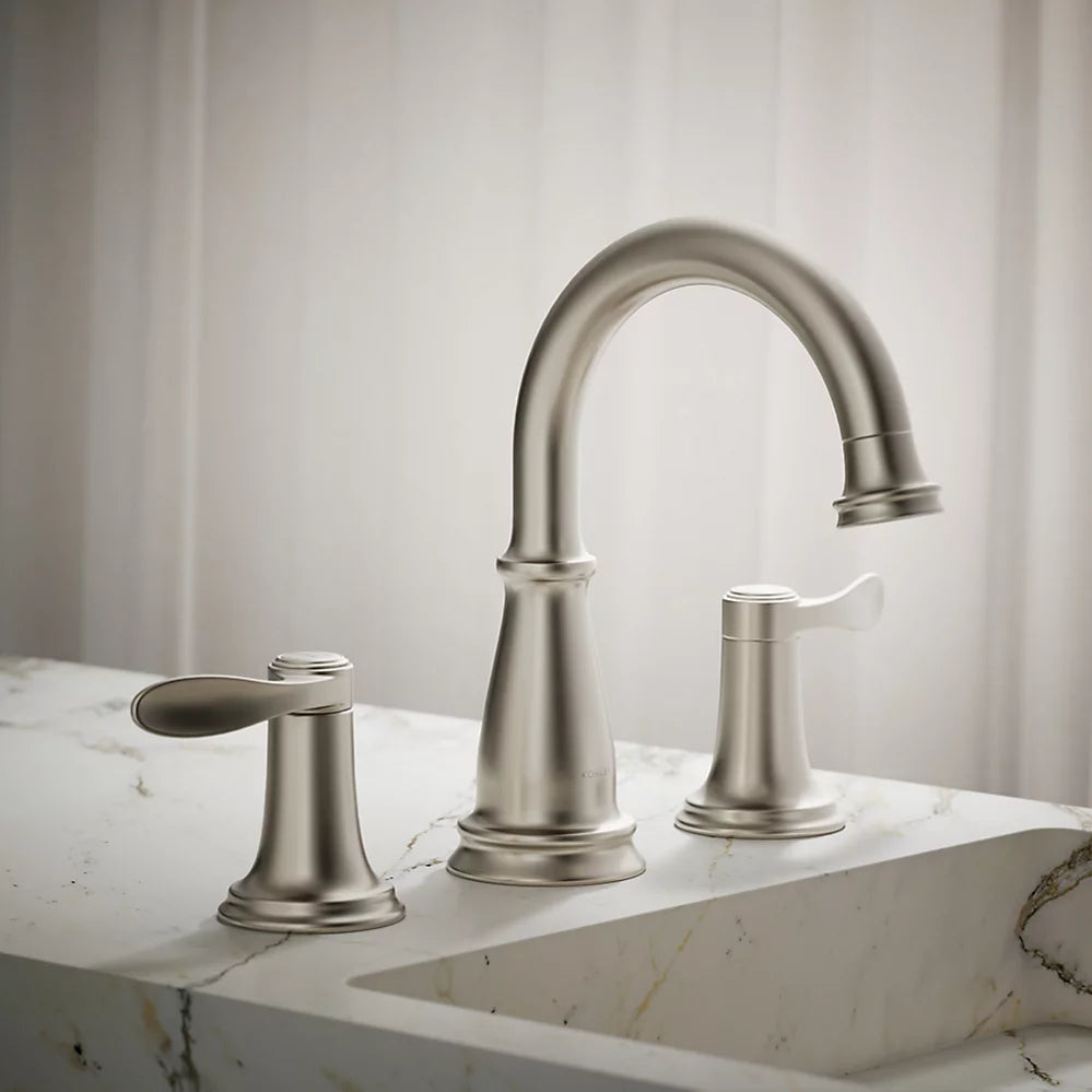 Bellera® Widespread bathroom sink faucet, 0.5 gpm