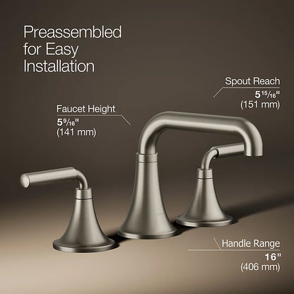 Tone™ Widespread bathroom sink faucet, 0.5 gpm