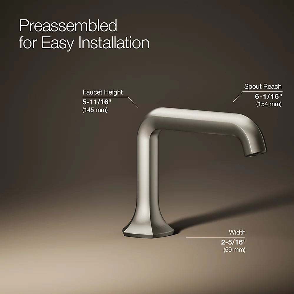 Occasion® Bathroom sink faucet spout with Straight design, 1.2 gpm