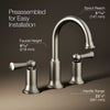 Aderlee® Widespread bathroom sink faucet, 1.2 gpm
