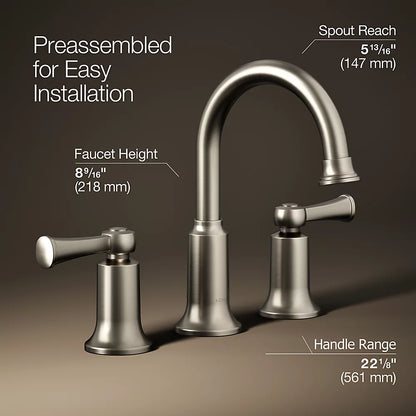 Aderlee® Widespread bathroom sink faucet, 1.2 gpm