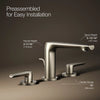 Avid® Widespread bathroom sink faucet, 1.0 gpm