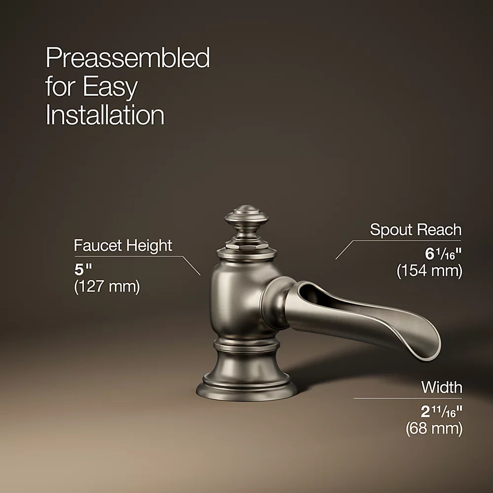 Artifacts® with Flume design Bathroom sink faucet spout with Flume design, 1.2 gpm