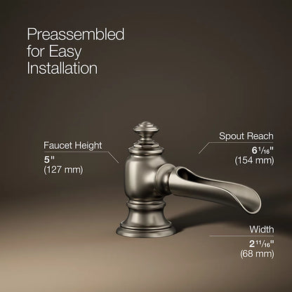Artifacts® with Flume design Bathroom sink faucet spout with Flume design, 1.2 gpm