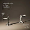 Artifacts® Lever bathroom sink faucet handles