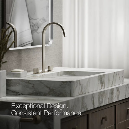 Components® Bathroom sink faucet spout with Ribbon design, 1.2 gpm
