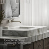Occasion® Wall-mount bathroom sink faucet Knob handle trim, 1.2 gpm