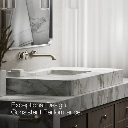 Occasion® Wall-mount bathroom sink faucet Knob handle trim, 1.2 gpm