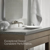 Tone™ Wall-mount single-handle bathroom sink faucet, 1.2 gpm