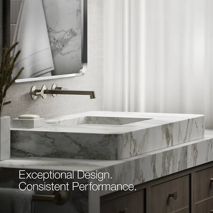 Components® Wall-mount bathroom sink faucet spout with Row design, 1.2 gpm