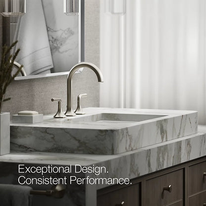 Occasion® Bathroom sink faucet spout with Cane design, 0.5 gpm