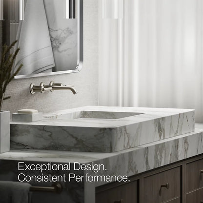 Purist® Wall-mount bathroom sink faucet trim with Lever handles, 1.2 gpm