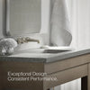 Riff® Wall-mount bathroom sink faucet trim, 1.2 gpm