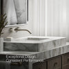 Components® Wall-mount bathroom sink faucet Oyl handle trim