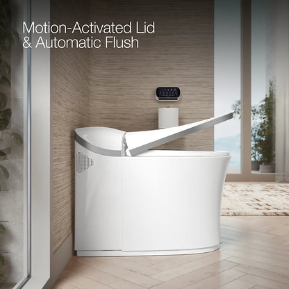 Eir® One-piece elongated smart toilet, dual-flush