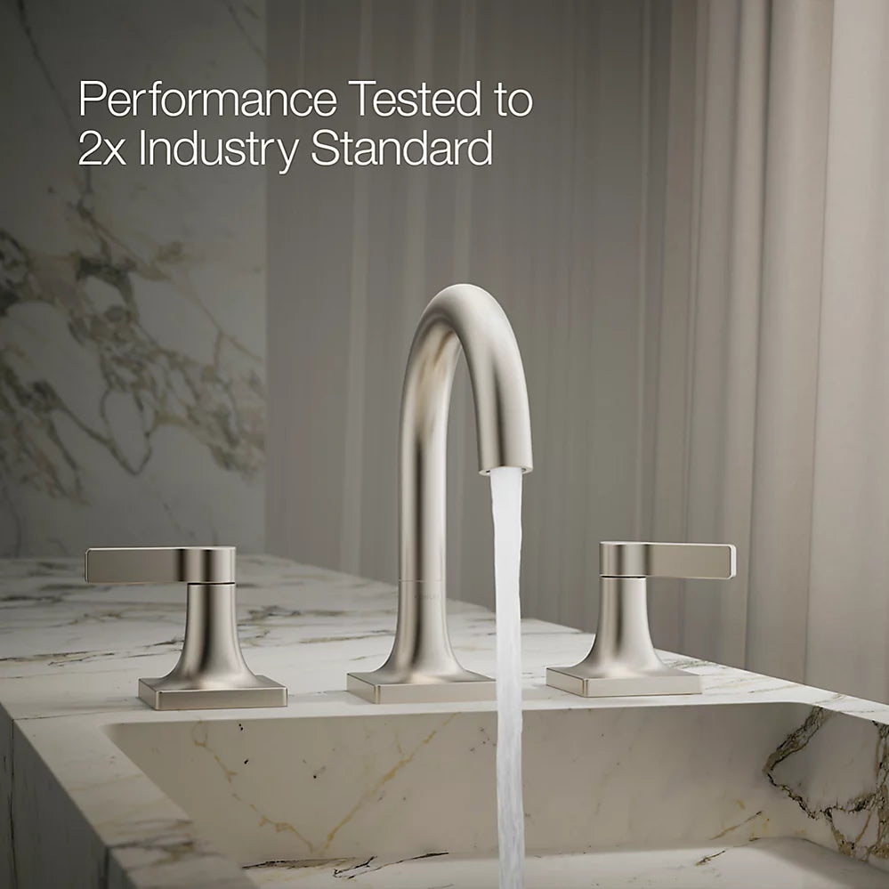 Venza® Widespread bathroom sink faucet, 0.5 gpm