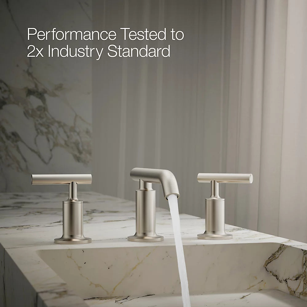 Purist® Widespread bathroom sink faucet with Lever handles, 1.2 gpm