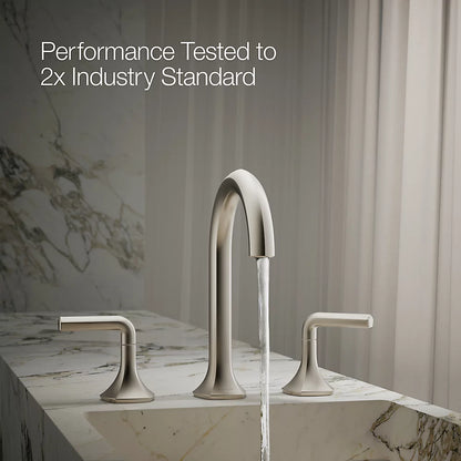 Occasion® Bathroom sink faucet spout with Cane design, 0.5 gpm