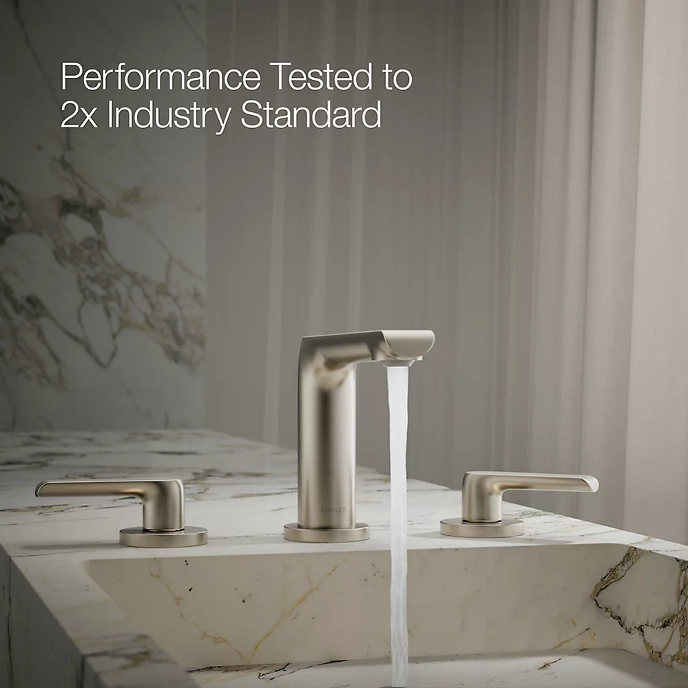 Avid® Widespread bathroom sink faucet, 0.5 gpm